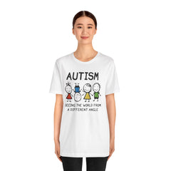 Autism Awareness Unisex T-Shirt - Colorful Kids Design