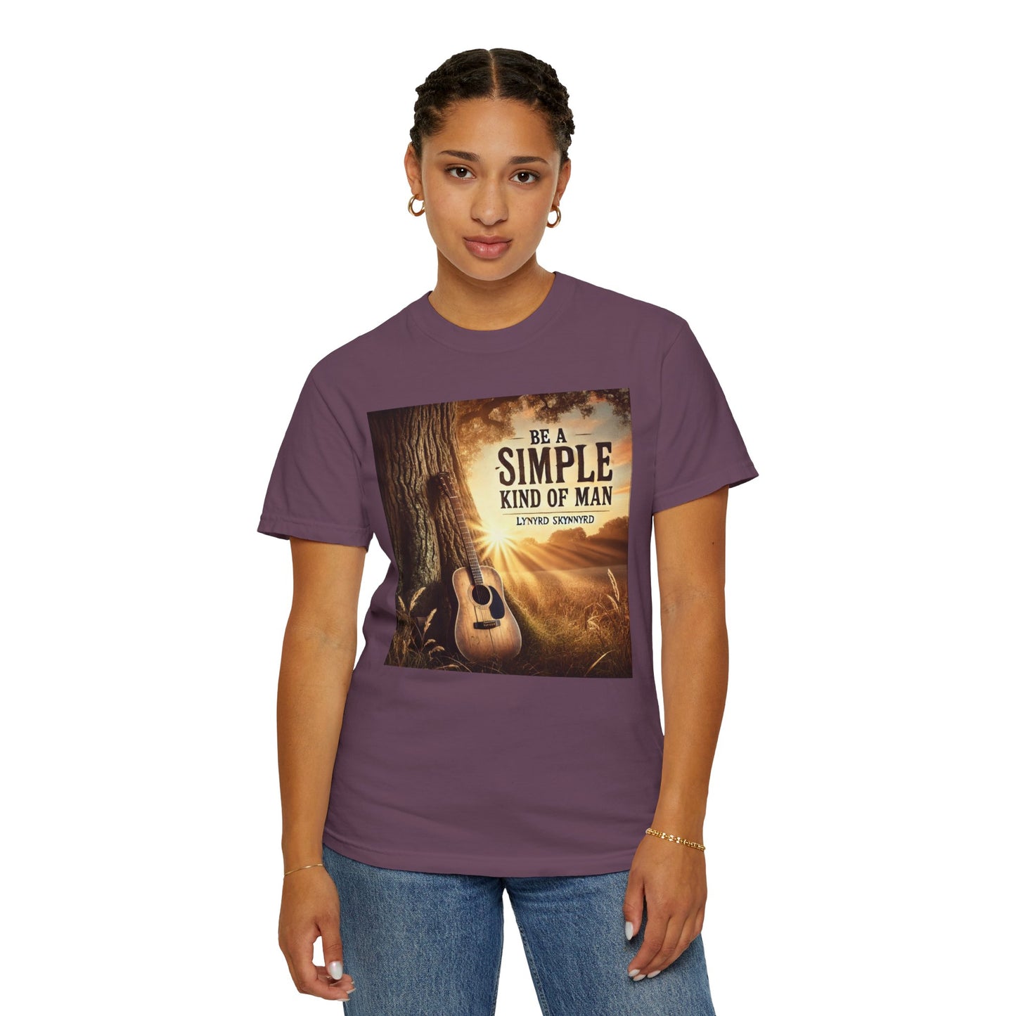 Music Lynyrd Skynyrd Inspired Simple Man Graphic - Unisex Comfort Colors Shirt