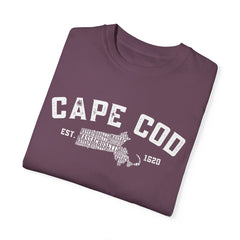 Cape Cod Unisex Garment-Dyed T-Shirt - Vintage Style Tee