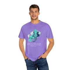 Elephant Portrait of Wrinkles - Unisex Garment-Dyed T-shirt
