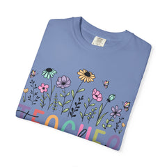 Floral Teacher Appreciation T-Shirt - Comfort Colors Soft