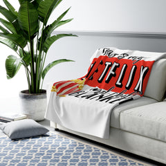 my NETFLIX - Sherpa Fleece Blanket | Comfort, Gift For Him, Gift For Her, Fan Gift, Birthday Gift, Cozy Gift, Pop Culture, Streaming Fan
