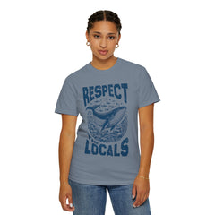 Respect the Locals Whale T-Shirt — Marine Conservation Graphic