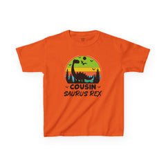 Cousin Saurus Rex Kids Tee - Fun Dino T-Shirt, Kids Birthday Gift, Toddler Dino Merchandise, Summer Playwear, Adventure Clothing