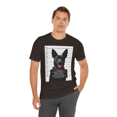 K9 Mugshot Personalized with your Dog T-Shirt