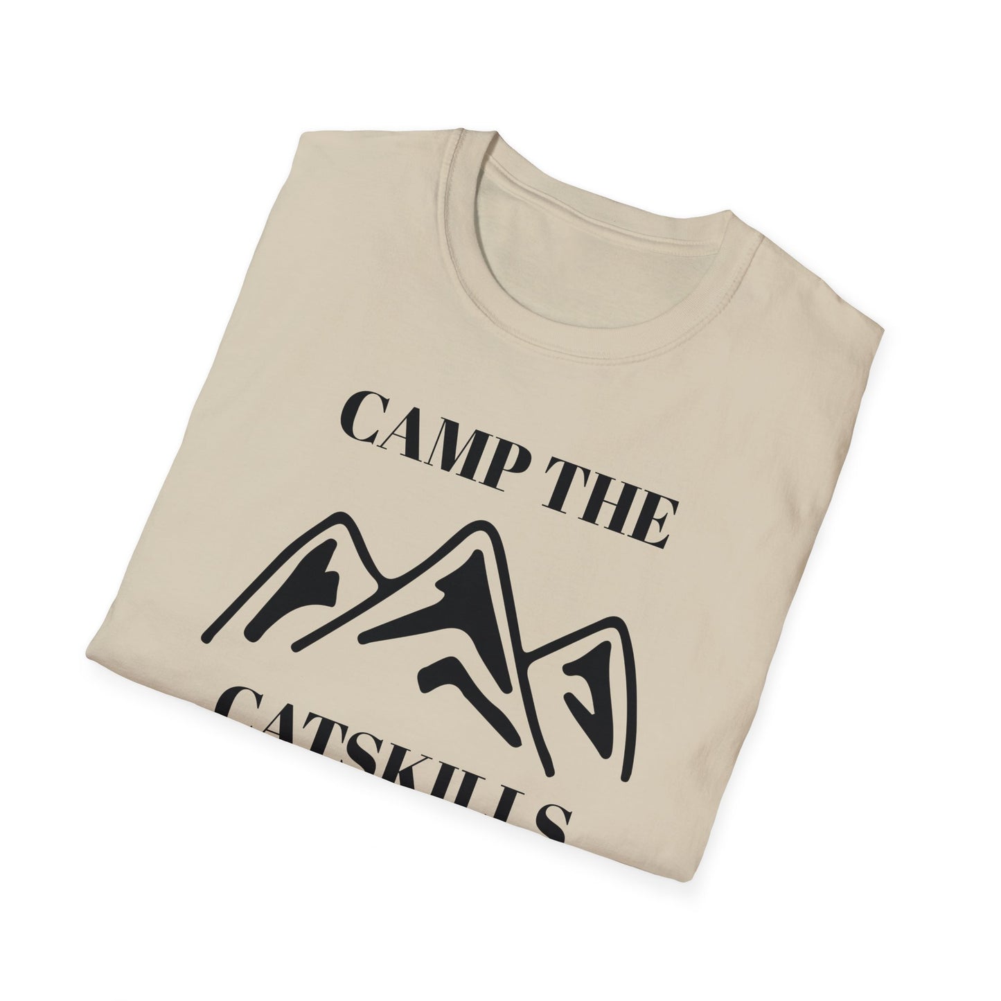 Camp The Catskillsi Unisex Softstyle T-Shirt  Catskill Mountains New York