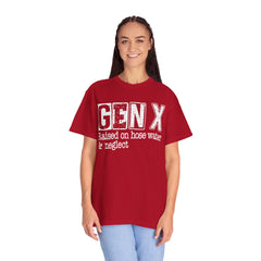 Raised on Hose Water and Neglect — Retro Graphic T-Shirt (Vintage Gift for Gen X)