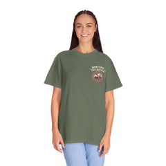 Wyoming Funny Roadtrip T-Shirt — "Three Things You Don’t Do in Wyoming" Adventure Tee