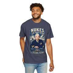 Nukes I Am Your Father Vintage United States Navy Nuclear Power Submarine Graphic T-Shirt