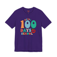 100 DAYS OF SCHOOL - Unisex Jersey Short Sleeve Tee | Elementary School Holiday, Gift For Her, Gift For Him, Teacher Shirt, Classroom Shirt
