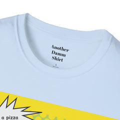 GET ME A PIZZA Cat Pop Art Unisex Softstyle T Shirt  For the Feline or Pizza Lover in all of us.