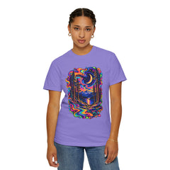 Mystical Psychedelic Moonlit Forest T-Shirt