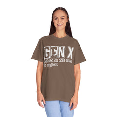 GEN X FUNNY graphic, Raised on Hose Water and Neglect, Retro Comfort Colors 1717, unisex garment-dyed t-shirt, gift for him, gift for her, Birthday gift tee, Vintage Style graphic tee, Fathers Day Shirt