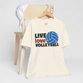 Live Love Volleyball T Shirt,gift for her,gift for him,volleyball gift,sports tee,team shirt,player gift,coach gift,Love Volleyball,Spike it