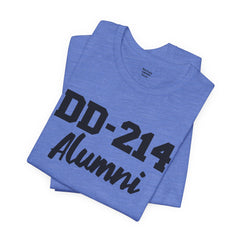 DD-214 Alumni Tee — Military Service Veteran Tribute T-Shirt