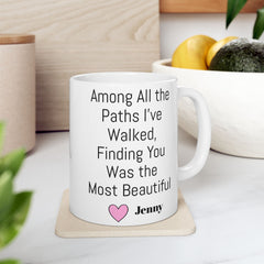 Personalized Inspirational Quote Ceramic Mug — Heartfelt Morning Motivation (11oz & 15oz)