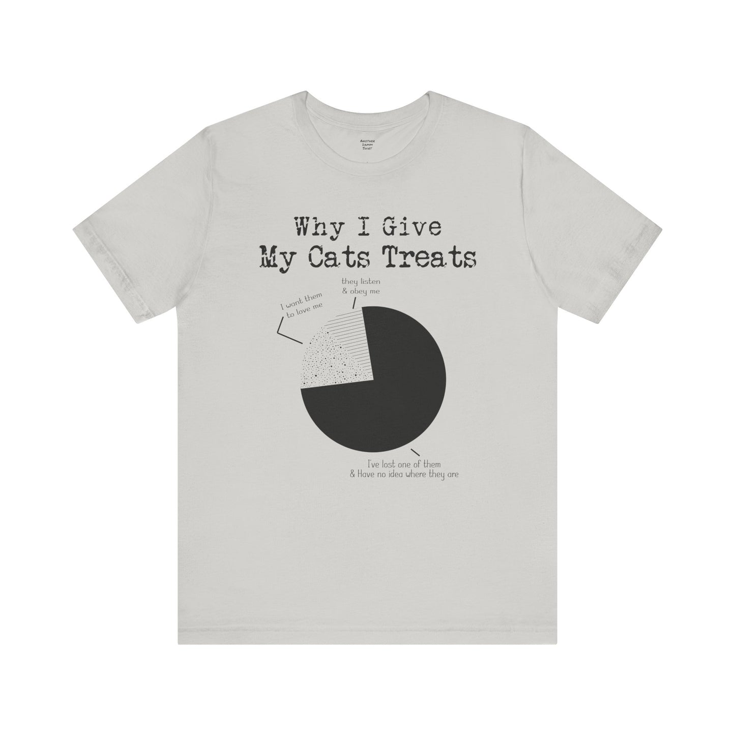 Why I Give My Cat Treats, Funny Graphic, Unisex Jersey Short Sleeve Tee