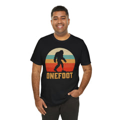 Retro Sunset Bigfoot Tee - Amputee Awareness T-Shirt