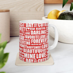 My Valentine Love Ceramic Mug 11oz