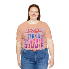 Tired Teacher Summer Club Tee