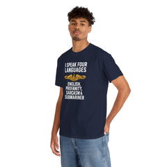 Funny United States Submarine Officer Multilingual T-Shirt