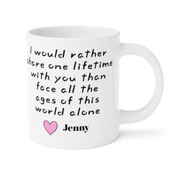 I would rather share one lifetime with you | LOR Movie Quote,Valentine Gift,Gift For Him,Anniversary Gift,Boyfriend Gift,Husband Gift