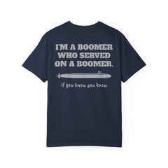 Trident Ohio Class Unisex Submarine T-Shirt – "I'm a Boomer Who Served on a Boomer"