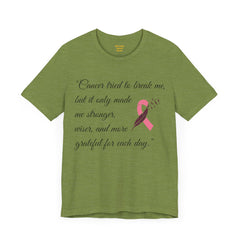 Cancer tried to break me, but it only made me stronger, wiser, and more grateful for each day.. / Survivor /  See matching coffee mug