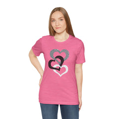 Triple Heart Design Tee