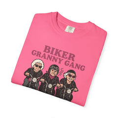 Biker Granny Gang T-shirt, Unisex Tee for Motorcycle Lovers, Fun Gift for Bikers, Unique Graphic Shirt, Perfect for Rides or Casual Wear