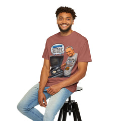 Grill Master Grandpa Funny BBQ T-Shirt — "Whoops! Pretending to Grill for a Photo" Graphic Tee