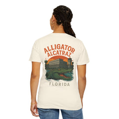 Alligator Alcatraz T-Shirt, Vintage Style Tee, Florida Souvenir Shirt, Unisex Graphic Top, Comfortable Casual Wear