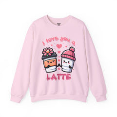 Woman's I Love You A Latte Valentine - Unisex Heavy Blend™ Crewneck Sweatshirt