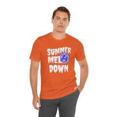 Summer Meltdown Graphic Tee — "Summer Melt Down" Sun Design