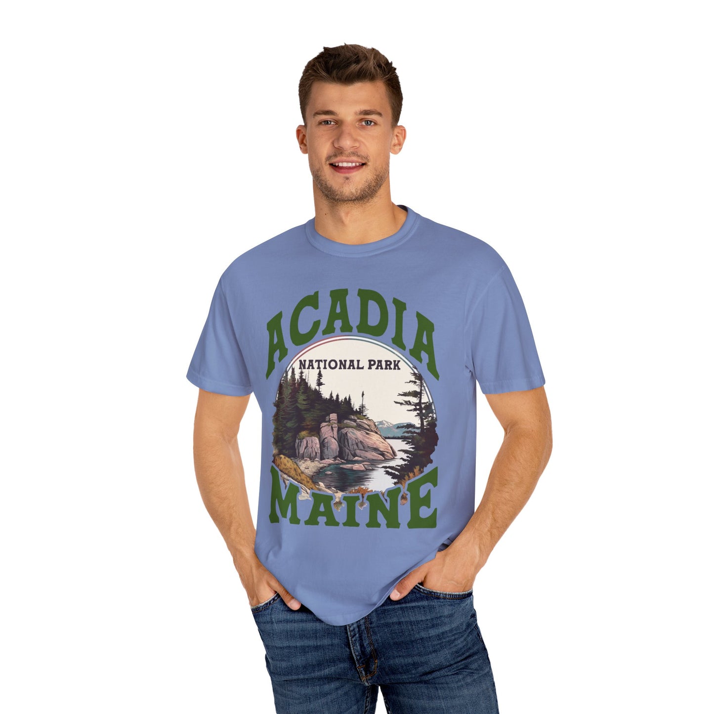 Arcadia National Park, Comfort Colors Soft Relaxed Fit Unisex Garment-Dyed T-shirt