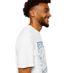 Dolphin, Respect The Ocean -  Graphic Unisex Garment-Dyed T-shirt