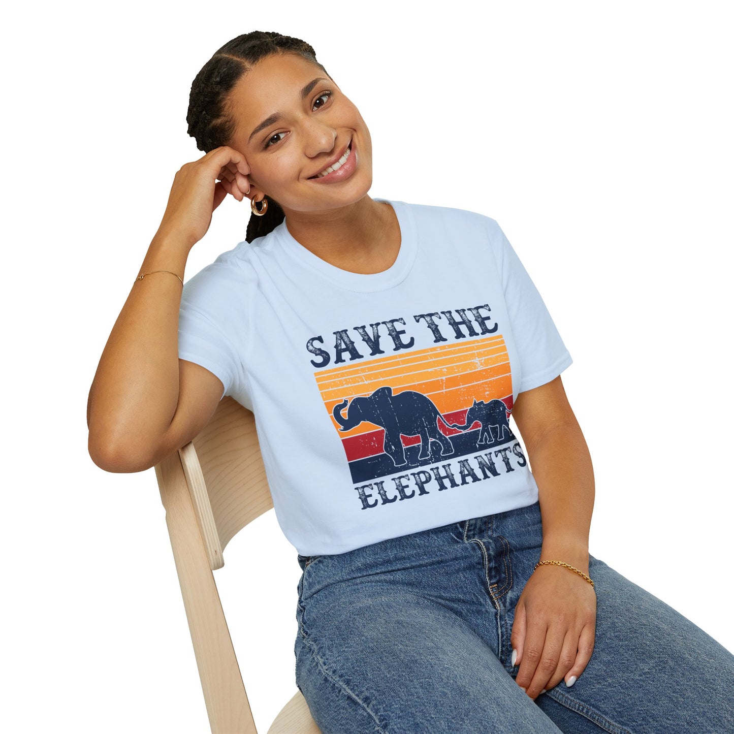 Save the Elephants Unisex Softstyle T-Shirt