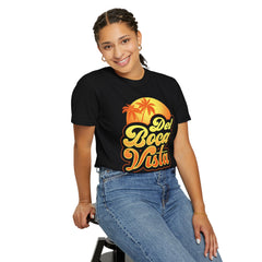 Del Boca Vista Graphic - Unisex Garment-Dyed T-shirt
