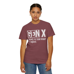 GEN X FUNNY graphic, Raised on Hose Water and Neglect, Retro Comfort Colors 1717, unisex garment-dyed t-shirt, gift for him, gift for her, Birthday gift tee, Vintage Style graphic tee, Fathers Day Shirt