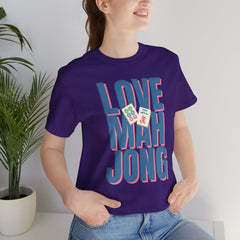 Love Mahjong Graphic Unisex Tee