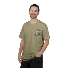 Where the Road Ends Long Island Unisex Garment-Dyed T-shirt