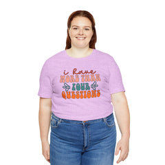 Groovy Four Questions Passover Unisex Tee