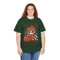 Cute But Spooky Halloween Raccoon! Graphic Unisex Heavy Cotton Tee