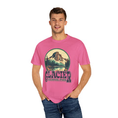 Glacier National Park Graphic, Comfort Colors Soft Relaxed Fit Unisex Garment-Dyed T-shirt