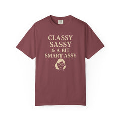Classy Sassy T-shirt, Unisex Casual Top, Statement Tee, Gift for Her, Fashion Apparel, Birthday Humor Shirt