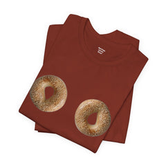 Funny Sexist Bagel Tee - The Bagels Are Hot Come An Get Em Graphic Shirt