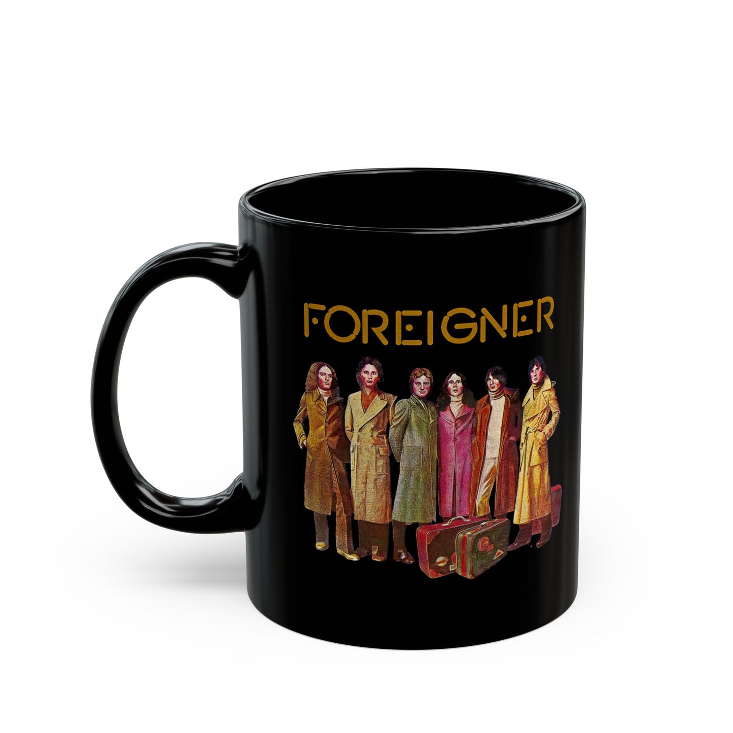 Foreigner Graphic - Black Mug (11oz, 15oz)