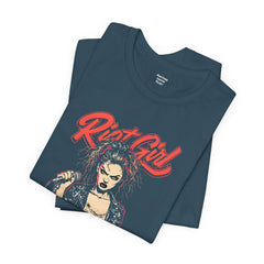 Punk Rock Riot Girl - Unisex Jersey Short Sleeve Tee