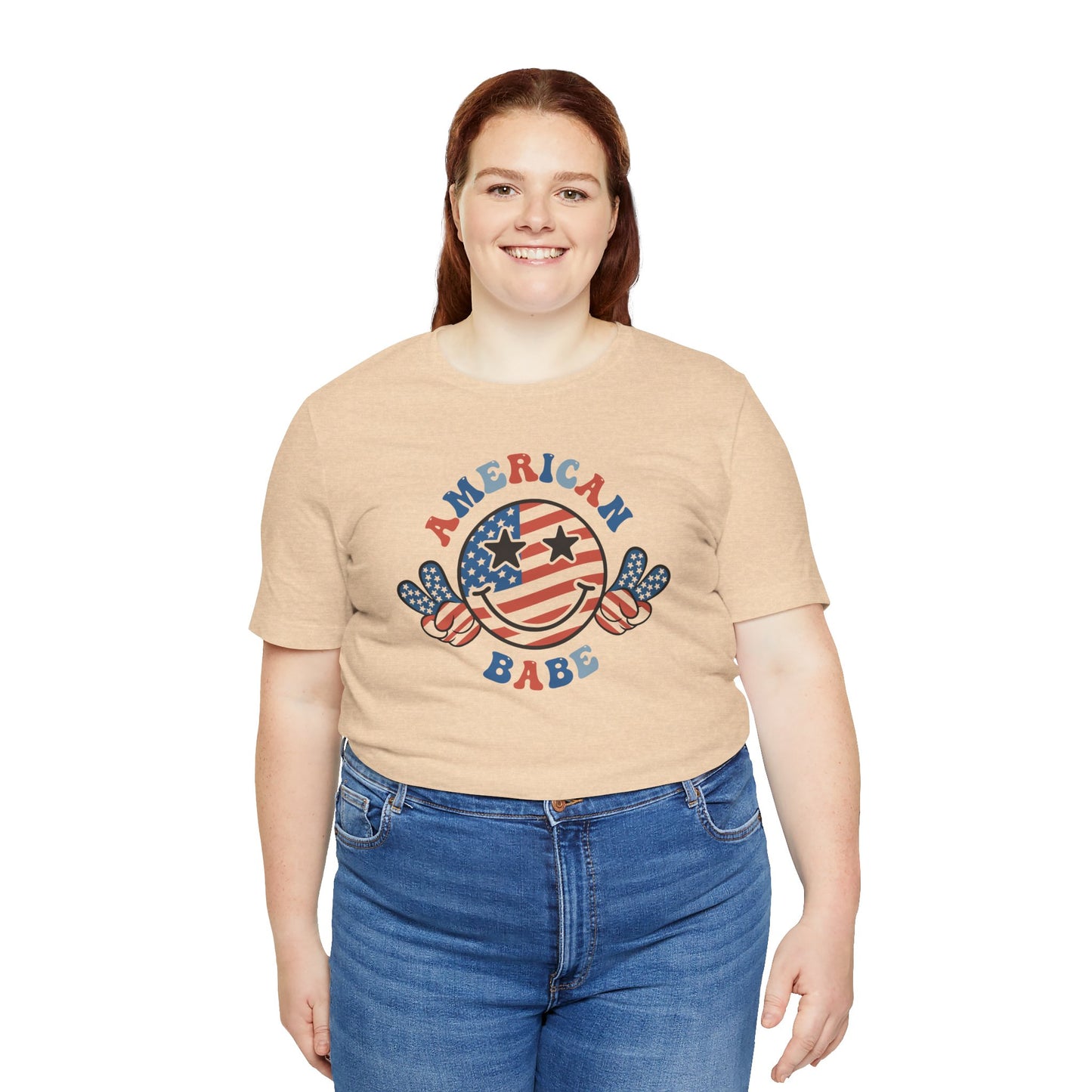 American Babe Graphic, Unisex Jersey Short Sleeve Tee