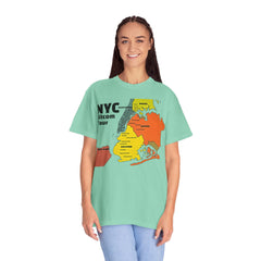 NYC Sitcoms Tour Comfort Colors T-shirt - Unisex Garment-Dyed